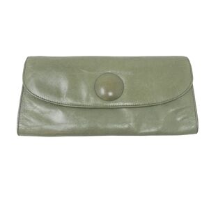Hobo International | Bohemian Green One Button Single Back Handle Clutch Bag